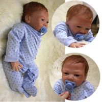 ZIYIUIDOLL 20 "- 50 cm Reborn Poupée bébé Réaliste Vinyle Souple en Silicone Bebe Reborn Nouveau-né Baby Doll Poupee Garçon Fille