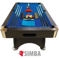 BILLARD AMERICAIN NEUF Snooker table de poll biljart salon 7 ft - BLUE SEA table de billard, DIMENSIONS RÉGLEMENTAIRES, Blue