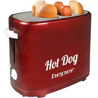 BEPER BT.150Y Machine de Hot Dog, 750 W, plastique, rouge