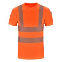 AYKRM Polo Shirt de Haute-visibilité Travail microporeux ,T-Shirt de Protection de sécurité avec respirant léger 6XL