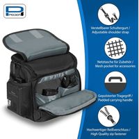 PEDEA Sacoche pour Appareil Photo Reflex avec Protection Contre la Pluie,bandoulière et Compartiments pour Accessoires,Taille M N