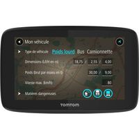 GPS poids lourds TomTom GO Professional 620 - cartographie Europe 49 pays - Wi-Fi intégré - appels mains-libres