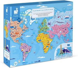 PUZZLE Puzzle Enfant Educatif les Curiosités du Monde 350