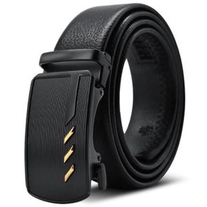Homme Neuf Grande Qualité Jeans Robe Costume Pantalon En Cuir Véritable Ceinture