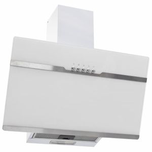 Hotte Murale 60 Cm Acier Inoxydable Verre Trempe Aluminium 756 M H Led Ventilation 150 Mm Argente Achat Vente Hotte Cdiscount