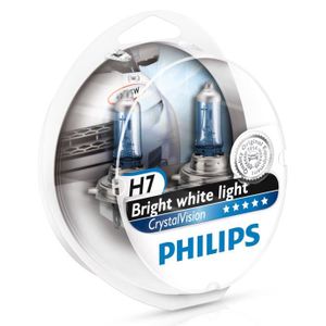 Ampoule H7 White Vision Ultra 55W 12V 4200K PHILIPS : l'unité à Prix  Carrefour