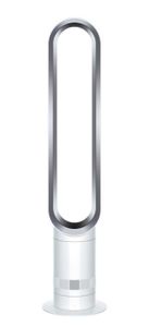 DYSON AM07 Ventilateur tour - Oscillant - Minuteur - Télécommande - Silencieux - Blanc/Argent