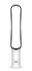 DYSON AM07 Ventilateur tour - Oscillant - Minuteur - Télécommande - Silencieux - Blanc/Argent