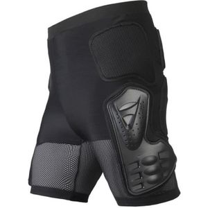 SHORT DE PROTECTION Short de Protection Rembourré Léger Respirant Homme Cuissard Sous-Vêtement de Ski Patinage Snowboard Cyclisme VTT Moto Rugby