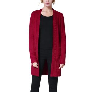 Evans Noir Grande Taille à Manches Longues Ouvert Avant Cardigan Cascade Evans Noir Grande Taille à Manches Longues Ouvert Avant Cardigan Cascade