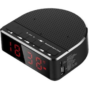 Radio réveil Radio-réveil numérique avec haut-parleur Bluetooth