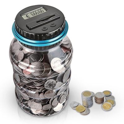 Banque de pièces numérique, Compteur de pièces numérique | Banque de comptage de pièces de Grande capacité - Banque de pièces de Grande capacité en Forme d'animal pour Adultes et, Banque de