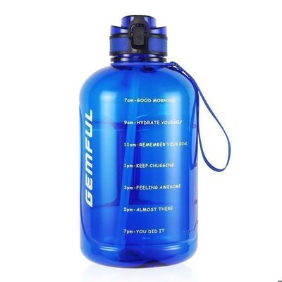 Gourde Paille Gourde Sport GeeRic 1L Tritan - Sans BPA - Couvercle 1 Clic Anti-fuite - Sangle Incluse Gourde Sport 1000ml