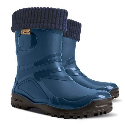 Bottes de pluie Trappeur bleu marine bébé garçon | La Halle Bottes de pluie Trappeur bleu marine bébé garçon | La Halle