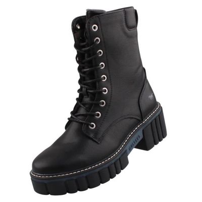 Bottines femme sales mustang noir