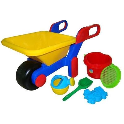 WADER 81135 Paw Patrol Ensemble Seau avec Seau et passoire, Moulin à Sable et Pelle
