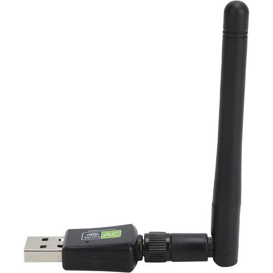 Adaptateur WiFi USB Double Bande, 5 GHz 1201 Mbps 2,4 GHz 573,5 Mbps