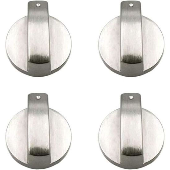 Boutons De Cuisinière à Gaz Universels - Lot De 4, Métal, Trou De 8 Mm - 2