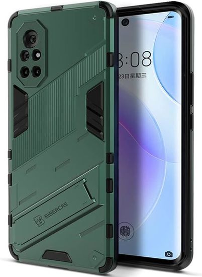 Custodia Honor 70 Lite 5G In Silicone Con Cinturino E Supporto - Design Foglia D'Acero Aesthetic - Protezione Antiurto (Rosa) - 6