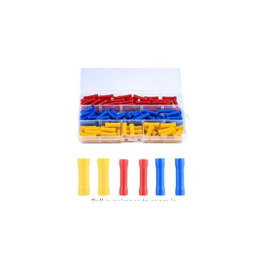 120 connecteurs T rapides (40 bleus, 40 jaunes, 40 rouges) – pour fils