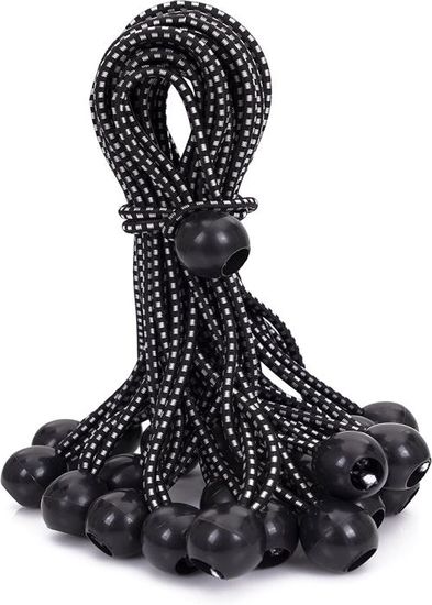 10m Cordon Élastique 3mm Avec 60 Stop Cordon Et 40 Serre Cordon - Noir Pour Sacs, Chaussures, Vêtements