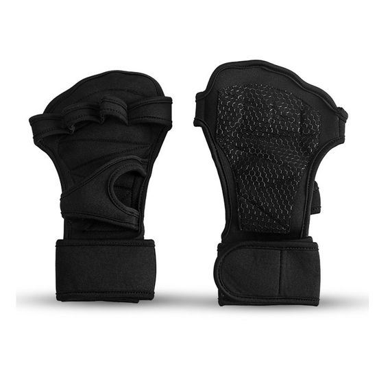 Lot De 2 Protège-poignets Kettlebell - Noir, Avec Coque Plastique ABS, élastique, Pour Homme Et Femme