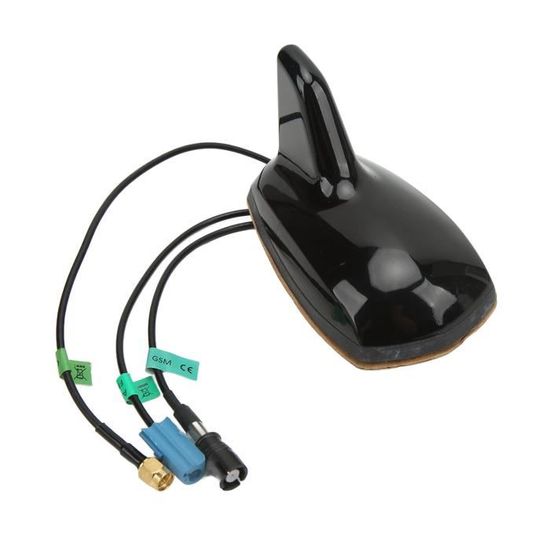 Antenne Voiture Aileron De Requin - Modèle JC-887, ABS Noir, Dimensions 11,5x6x7,5 Cm, Installation Adhésive Sans Perçage