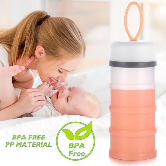 JOINPAYA 4pièces Distributeur De Lait Poudre Empilable Avec JOINPAYA 4pièces Distributeur De Lait Poudre Empilable Avec