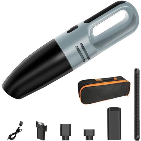 Aspirateur Voiture Sans Fil 95000 - Forte Aspiration - Portable - 1 An Garantie