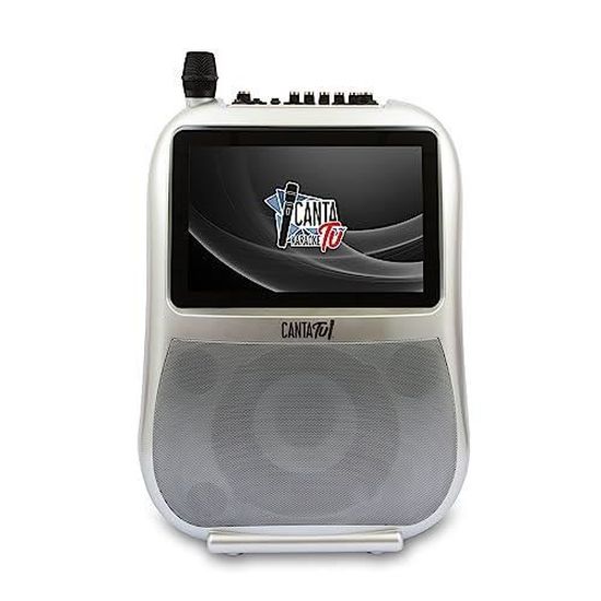 CANTA TU Karaoke Système Audio et vidéo Portable pour s'amuser n'importe où, Comprend Un Microphone sans Fil, pour Les âges à partir de 8 Ans, célèbre
