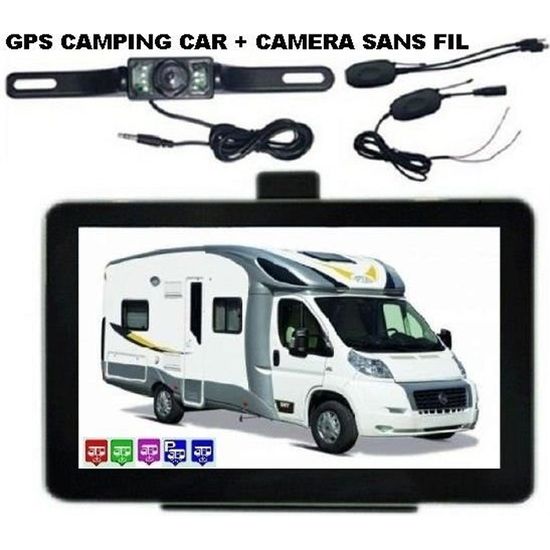 GPS CAMPING CAR AVEC CAMERA DE RECUL SANS FIL 2021 Cdiscount Auto