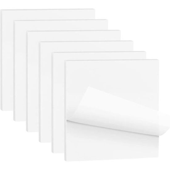 Lot De 300 Feuilles Notes Autocollantes 3x3 Pouces - Marron - Bureau Maison École