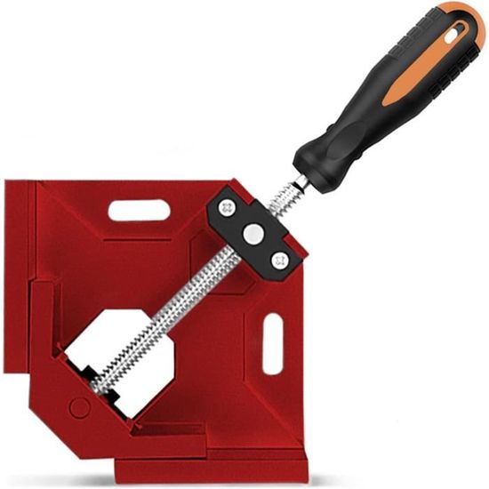 2 Pcs Serre Joint Angle 90 Degrés Avec Mâchoire Pivotante Réglable