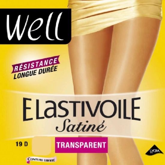 Collants voile satiné noir 40D jambes fuselées neuf taille 4 marque