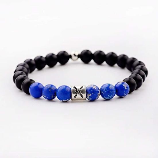Bracelet Homme En Perles De Malachite Naturelle 8mm - Bouddha - Élastique Extensible 20-23cm - Pochette Velours Incluse - 12