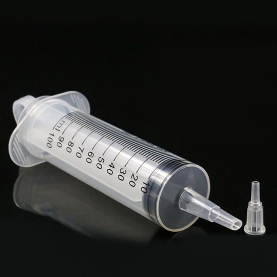 1 PCS - 250 ml - Grande seringue de 500 ml en plastique et huile, pour le  remplissage, mesure et Tube en Sili - Cdiscount