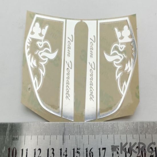 Gecko Salamandre 9865 Autocollant Adhésif Sticker - Taille : 17 Cm - Couleur : Noir