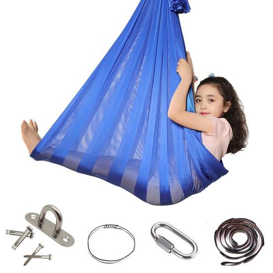 Balançoire Sensorielle En Nylon | 100x280 Cm | Pour Intérieur Et Extérieur | Apaisante, Portable, Pour Enfants Dès 3 Ans