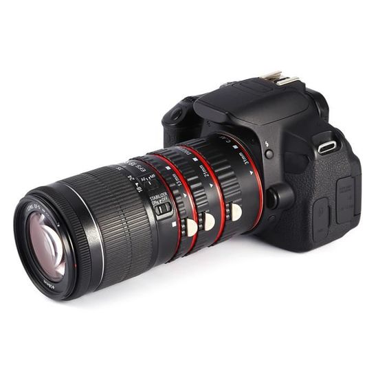Neewer Ensemble de tubes d'extension 12 mm, 20 mm, 36 mm pour Nikon