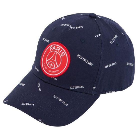 Casquette Officielle Paris Saint-Germain PSG - Taille Adulte Réglable - Coton - Collection Supporter