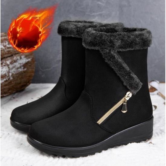 Générique Chaussures Ortho Confort Femme D'hiver Bottes Antidérapantes Pour Femmes Bottes De Neige Waetpoof Apres Ski Femme ImperméAble