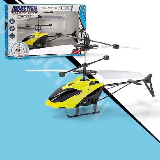 Doyomtoy Hélicoptère à Inertie – Jouet Écologique – 32,1 Cm – Modèle Avion Décoratif – Cadeau Anniversaire – Motricité