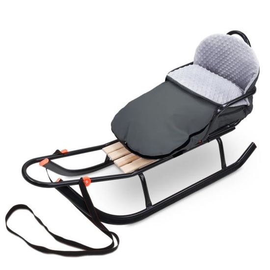 Chancelière Universelle 3 En 1 Pour Poussette - Sac De Couchage Hiver Imperméable Coupe-vent - Gris, 0-3 Ans (<100 Cm)