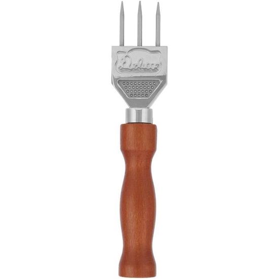 TMISHION cornet de glace avec manche en bois Broyeur à glace manche en