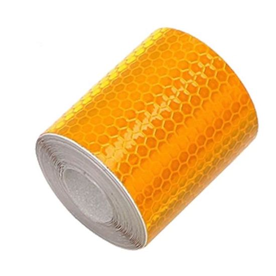 Ruban Réfléchissant Adhésif 5 Cm X 3 M – Couleurs Vives, Forte Réflectivité, PVC – Pour Véhicules, Chantiers, Sécurité