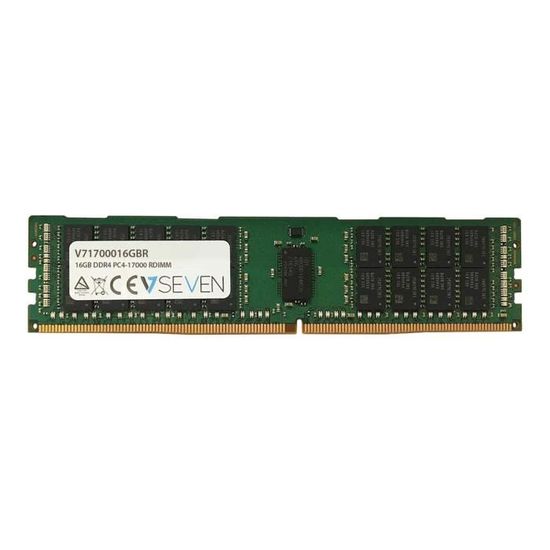 V7 Module de RAM pour Serveur - 16 Go - DDR4-2133/PC4-17000 DDR4 SDRAM - CL15 - ECC - Enregistré - 288-broches - DIMM