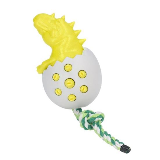 YOSOO Jouets à mâcher pour chien oeuf de dinosaure Dinosaur Egg Dog
