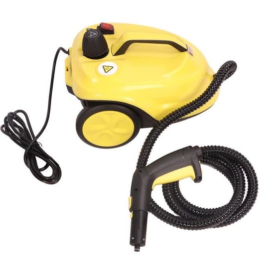 Nettoyeur Vapeur Puissant 2000W - 15 Accessoires - Pression 5 Bar - Réservoir 1,8L - Pour Sols, Canapés, Carrelage