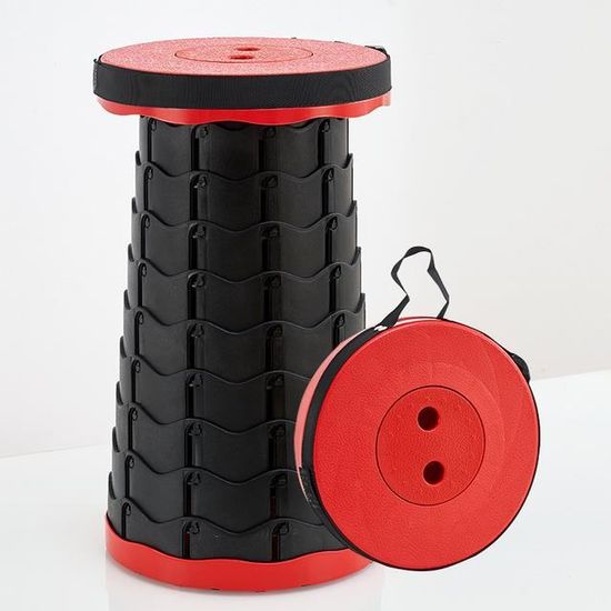 Coussin Pour Tabouret Pliant - Diamètre 25cm, Velours Doux, Avec Boutons-pression