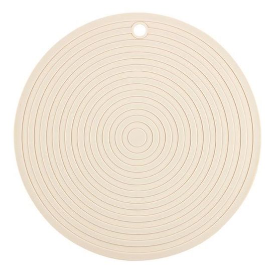Lot De 2 Tapis De Gamelle Silicone – Rond 27x27 Cm, Bord Relevé | Antidérapant, étanche | Pour Chat, Chien, Facile à Nettoyer